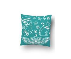 Lulu Home - Funda de Almohada, Multicolor, 45 x 45 cm