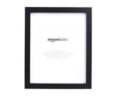 AmazonBasics – Marco para fotos con paspartú, 20 x 25 cm con paspartú de 13 x 18 cm, Negro, Pack de 2 uds
