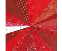 Clairefontaine Papel de diversas Texturas, Papel de Todo el Mundo, Colores Rojos, tamaÃ±o A4, 20 Hojas