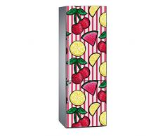 Oedim - Vinilo para FrigorÃ­fico ImpresiÃ³n Digital ImpresiÃ³n Digital Cerezas LimÃ³n SandÃ­a 185x70cm | Adhesivo Resistente y EconÃ³mico | Pegatina Adhesiva Decorativa de DiseÃ±o Elegante