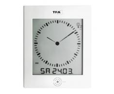 TFA 60.4506 Dialog - Reloj de Pared inalÃ¡mbrico con termÃ³metro, Color Blanco