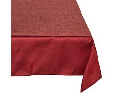 CALITEX Efecto Seda Mantel poliÃ©ster Burdeos 250Â x 150Â cm