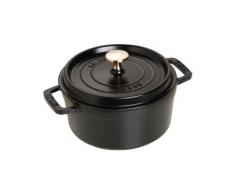 STAUB Cocotte Redonda, Hierro Fundido, Negro Mate, 18 cm