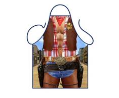 Iconic Delantales Sexy Vaquero Delantal, Poliéster, 79 x 56 x 0,1 cm