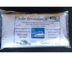 SCM Créations Almohada, Blanco, 60 x 31 cm