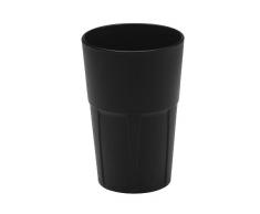 Mojito Design Empaque de Vasos para Cocktail, plà stico, Negro, 0.35 litros, 6 Unidades