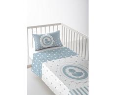Euromoda Juego de sÃ¡banas Blue Tweety (Cuna 60cm)