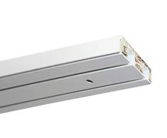 GARDINIA GE2 - Riel para cortina (2 vÃ­as, plÃ¡stico, 150 cm), color blanco