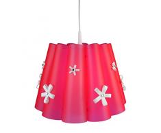 Niermann Standby Lámpara de techo, diseño Estelle E27, Frambuesa