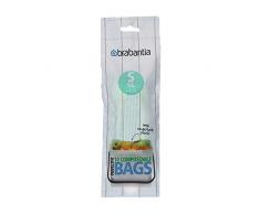 Brabantia 419683 Bolsas de Basura 6 litros, Verde, Bio, 6 L