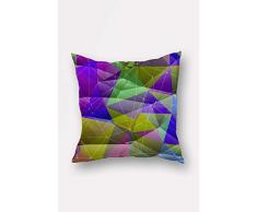 Lulu Home - Funda de Almohada, Multicolor, 45 x 45 cm