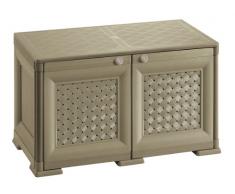 TONTARELLI 8085548909EAN - Armario alto para baño, color marrón