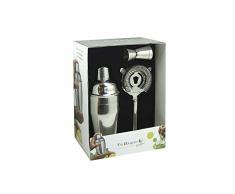 Vin Bouquet FIK 029 SET - Set de Cóctel, Jigger de 40/20ml, Colador y Coctelera de 500 ml