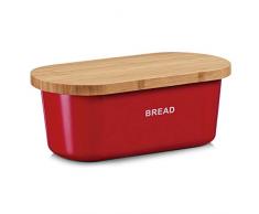 Zeller Present 25356 panera Rectangular Rojo Melamina, Madera - Paneras (Rectangular, Rojo, Melamina, Madera, Madera, Madera, 360 mm)