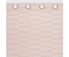 Sancarlos Bricks Cortina, 100% Poliéster, Rosa, 140x270 cm