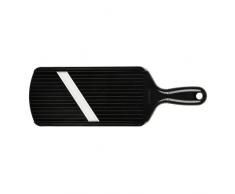 KYOCERA CSN-152-NBK Rallador de Acero Inoxidable con Corte en 2 direcciones y protecciÃ³n de Dedos, Color Negro