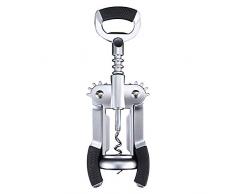 Bergner Q3274 Sacacorchos con alas zinc alloy colección CRU Wine Expert