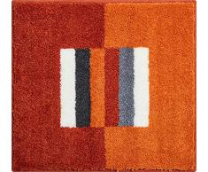 Linea Due Alfombra de Baño 3D, Ultra Suave y Absorbente, Antideslizante, 5 Años de GarantÃa, CAPRICIO, Pequeña Alfombra 55x60 cm, Naranja