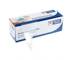 Thermohauser 8300017036 Manga pastelera desechable (plÃ¡stico PE) Smoothy, transparente, 100 unidades, 50,0 x 27,5 x 0,009 cm