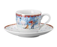 Hutschenreuther ColecciÃ³n 22 tazas de cafÃ© de Navidad de 2 piezas.
