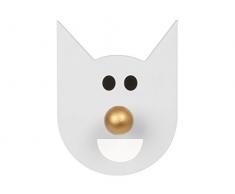Jip diseño de Gato Perchero de Pared, Gris