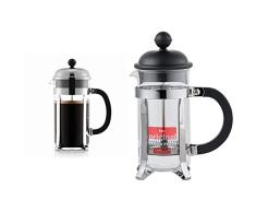 Bodum Chambord French Press 8 Cups 1 L Cafetera Ã©mbolo, Acero Inoxidable, Brillante, 1.0 Litros & 1913-01 Cafetera Ã©mbolo, Negro
