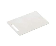 Kesper 30470 Tabla de Cocina Rectangular para Cortar, de PlÃ¡stico, color Blanco, 29 x 19.5 x 0.5 cm