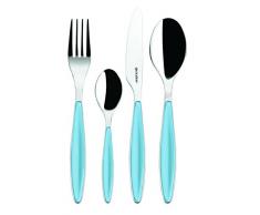 Guzzini Juego de 24 cubiertos Feeling 15,8 x 7,5 x h25,5 cm