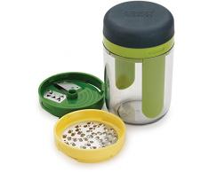 Joseph Joseph Cortador en Espiral 3 en 1, Acero Inoxidable, Verde, 7.8x7.8x16 cm