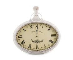 Pajoma Reloj de Pared, Blanco, 43x5x42 cm