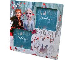 Frozen Madera 2 Marcos de Fotos DecoraciÃ³n del hogar Unisex Adulto, Multicolor (Multicolor), Ãºnica