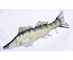 Cojín Decorativo en Forma de pez Real, lucioperca.