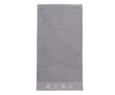 Sancarlos Hojas Toalla, 100% algodÃ³n Rizo, Gris, 70x140 cm