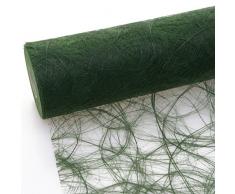 sizoweb Mesa BandaÂ âÂ Rollo de 25Â + 100Â Deko Corazones Gratis (30Â cm de Ancho, en Verde Oscuro)