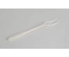 Kimmel 21-000-2751-1 - Tenedor para tapas, plÃ¡stico, 10 unidades, color blanco