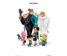 Pyramid International Grus Crew Despicable Me 3” Maxi Póster, Plástico/Vidrio, 61 x 91,5 x 1,3 cm