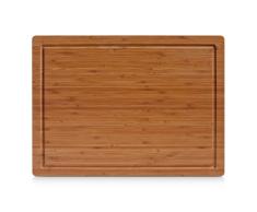 Zeller 25220 Tabla para Cortar, Madera, MarrÃ³n, 45x33x3 cm