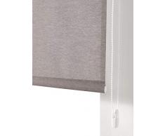 Estoralis BRAN Estor Enrollable Liso Translucido, Poliester, Beig Oscuro, 130 x 175 cm