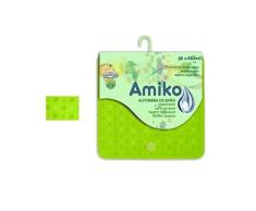 ALFOMBRA BAÃO PVC TRANSLUCIDO 45X45 CM VERDE