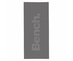 Bench Toalla de Terciopelo para Playa, Gris, 180 x 80 cm, Banco