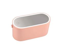 Pauleen 48076 Espejo Shine Inner Blush con luz Regulable, Estuche de Maquillaje con iluminaciÃ³n LED, Beauty Case, baterÃ­a/USB, Rosa, 2.2 W
