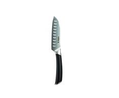 Zyliss E920272 Comfort Pro Cuchillo Santoku Mini, 13cm, Acero Inoxidable Alemán, Mango Negro, Cuchillo de Cocina para Verduras Profesional, Apto Para Lavavajillas, 25 Años de GarantÃa