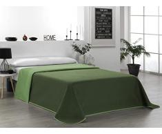 Martina Home Colcha BoutÃ­ Reversible, Verde Oliva, Cama 135