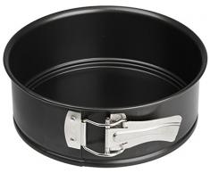 Zenker 7683 - Mini Molde Redondo Desmontable de 1 fondo Antiadherente Negro 18x6,5cm.