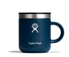 HYDRO FLASK, Termo CafÃ© para Llevar 177 ml, Taza TÃ©rmica, Vaso IsotÃ©rmico de Acero Inox., Aislamiento al VacÃ­o, Asa y Tapa Cierre PresiÃ³n, Libre de BPA, Indigo