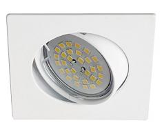CristalRecord Foco empotrable techo, Blanco