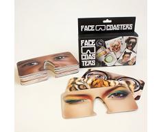 Gift Republic RepÃºblica de Regalo Cerveza Alfombrilla Cara Posavasos