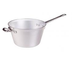 Ollas Agnelli Leaky de Polenta, de Aluminio, con Mango y el Mango de Acero Inoxidable, Plata, 6 litros