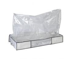 Wenko Caja Al VacÃ­o Debajo de La Cama, Polipropileno, Blanco, 45x105x15 cm