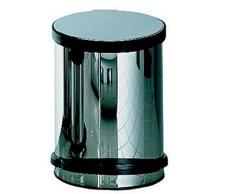 WESCO 101 014-42 - Papelera con Pedal, Acero Inoxidable
